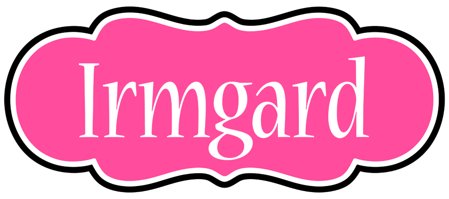 Irmgard invitation logo