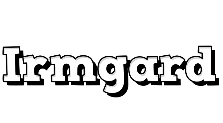 Irmgard snowing logo