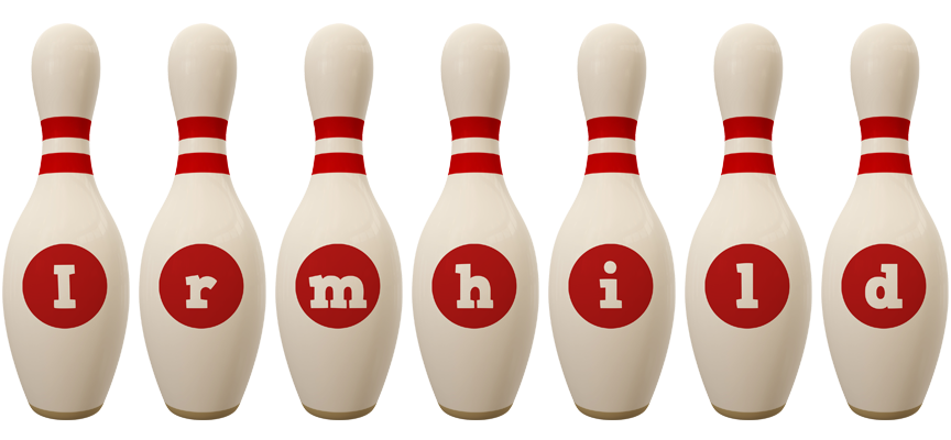 Irmhild bowling-pin logo
