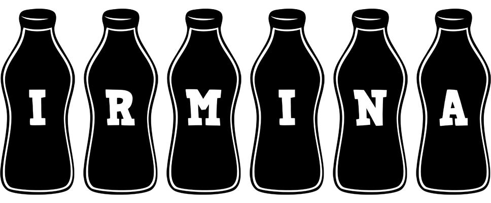 Irmina bottle logo