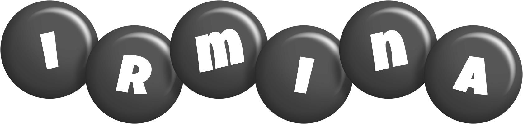 Irmina candy-black logo
