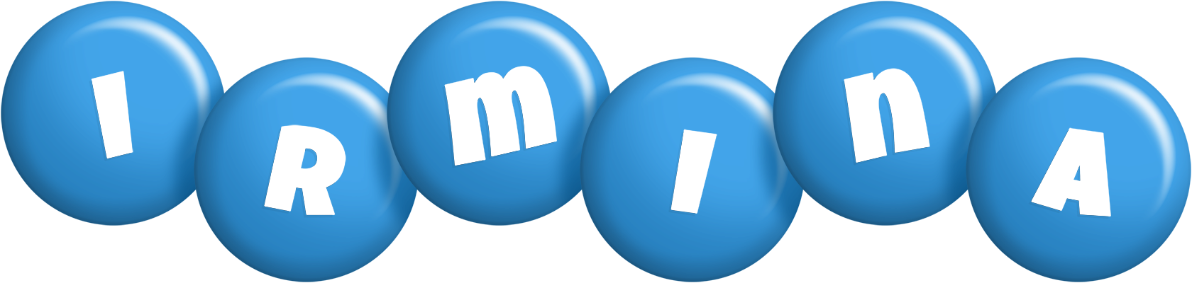 Irmina candy-blue logo