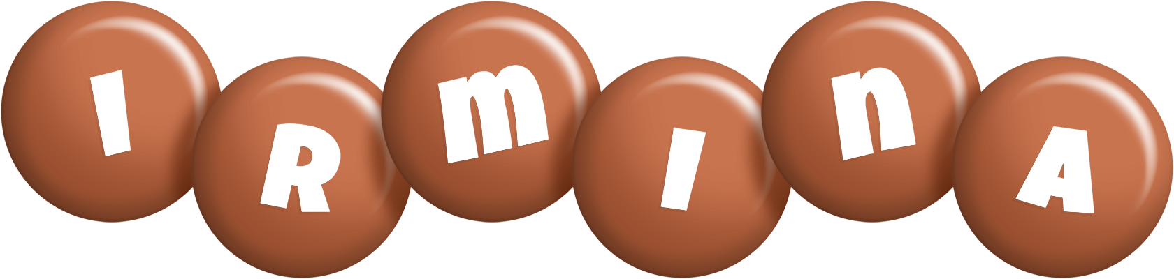 Irmina candy-brown logo