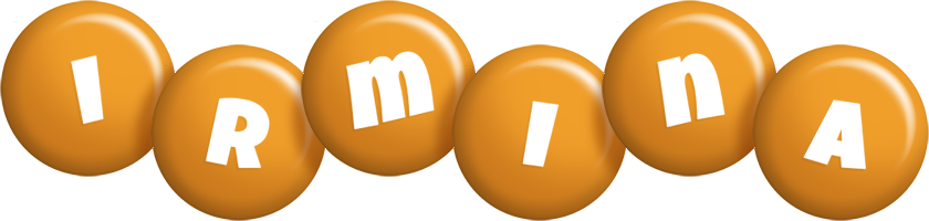 Irmina candy-orange logo