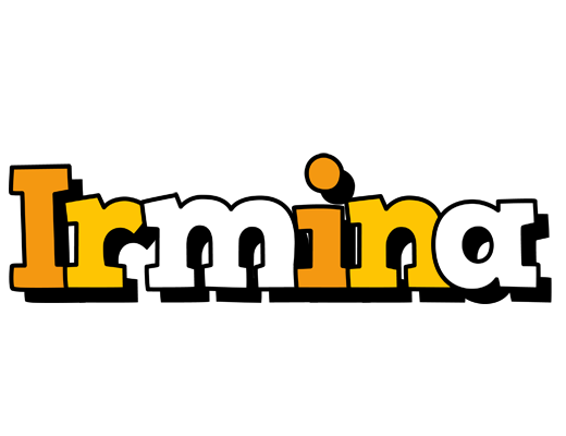 Irmina cartoon logo