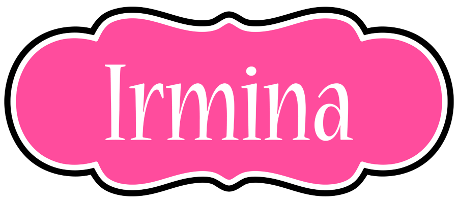 Irmina invitation logo