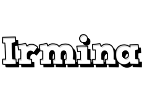 Irmina snowing logo