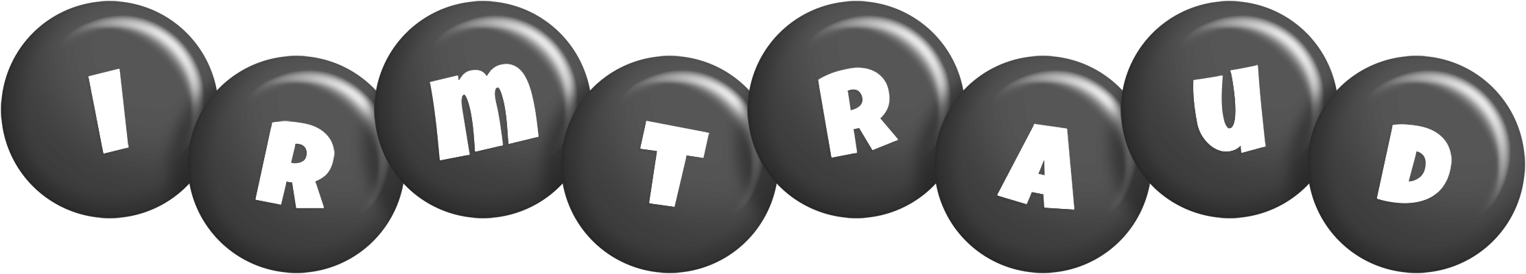 Irmtraud candy-black logo