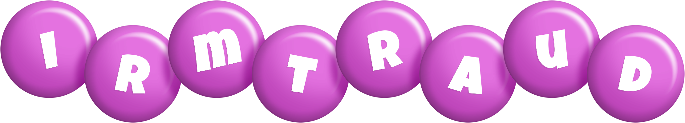 Irmtraud candy-purple logo