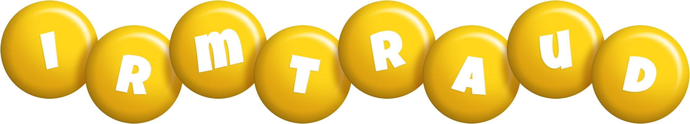 Irmtraud candy-yellow logo