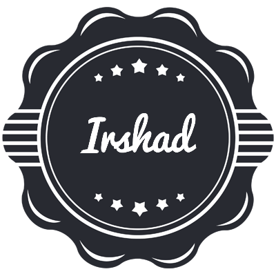 Irshad badge logo
