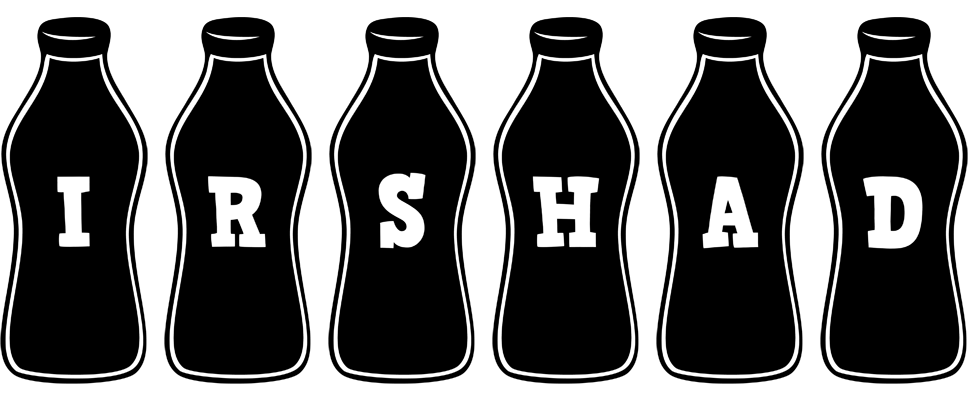 Irshad bottle logo