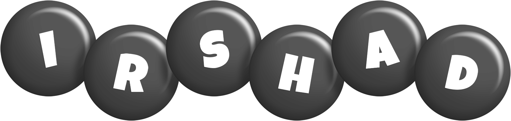Irshad candy-black logo