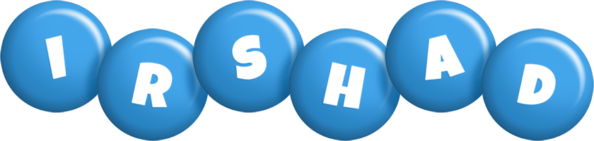 Irshad candy-blue logo