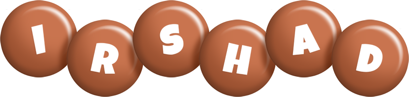 Irshad candy-brown logo