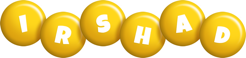 Irshad candy-yellow logo