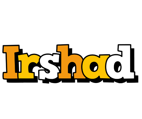Irshad cartoon logo