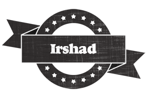 Irshad grunge logo