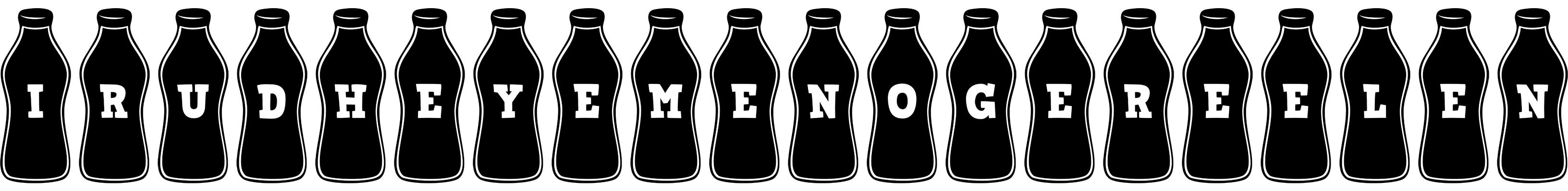 Irudheyemenogereelen bottle logo