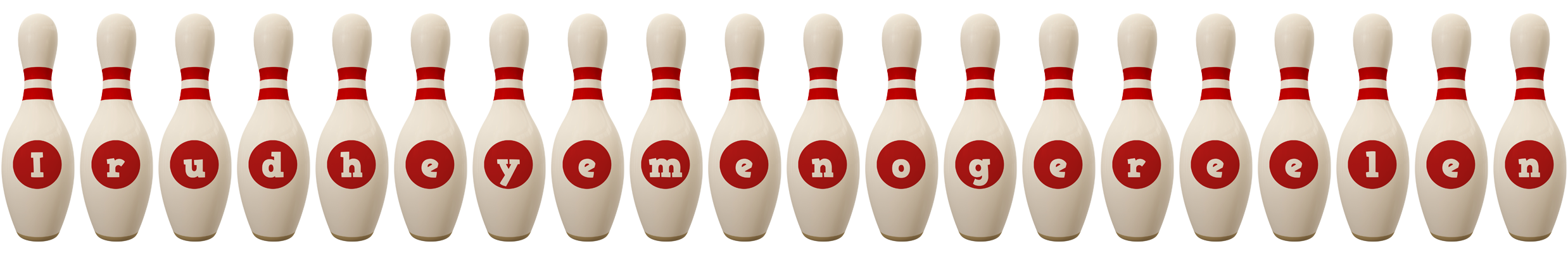 Irudheyemenogereelen bowling-pin logo