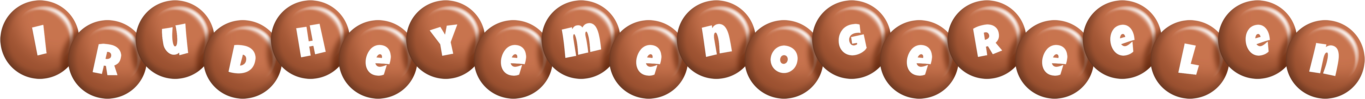 Irudheyemenogereelen candy-brown logo