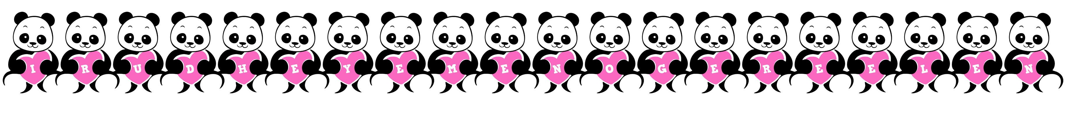 Irudheyemenogereelen love-panda logo