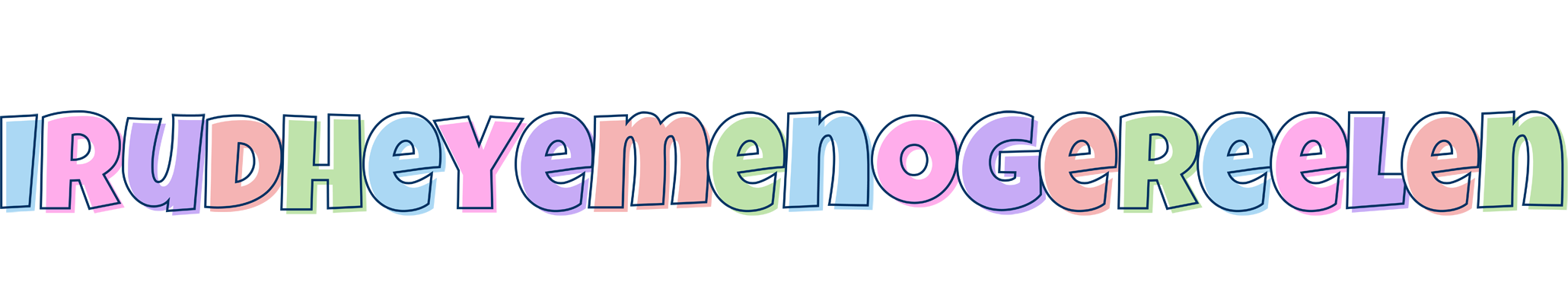 Irudheyemenogereelen pastel logo
