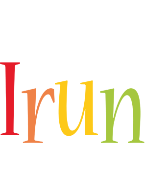 Irun birthday logo