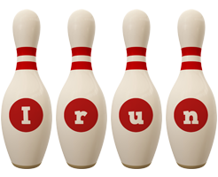 Irun bowling-pin logo