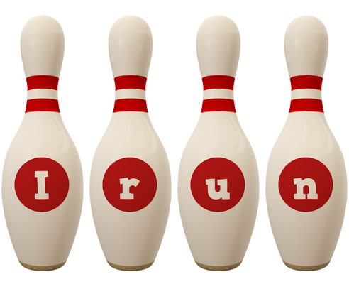 Irun bowling-pin logo