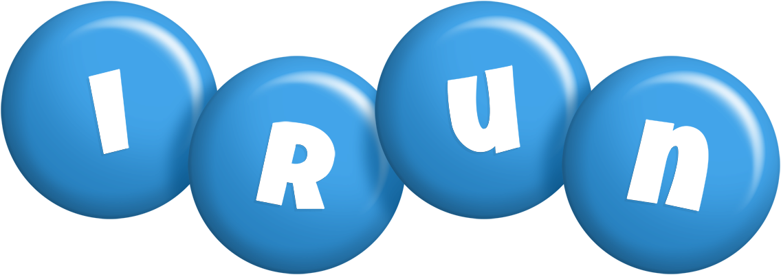 Irun candy-blue logo