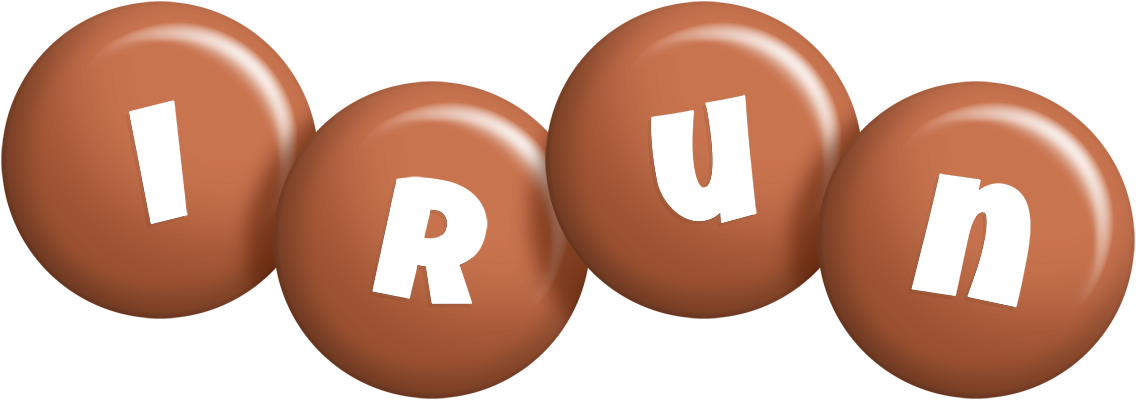 Irun candy-brown logo
