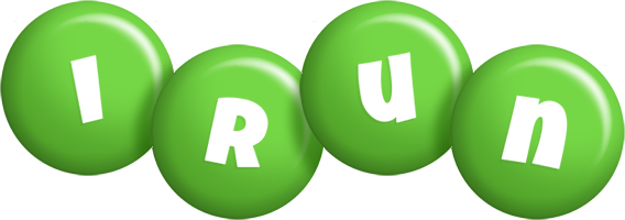 Irun candy-green logo