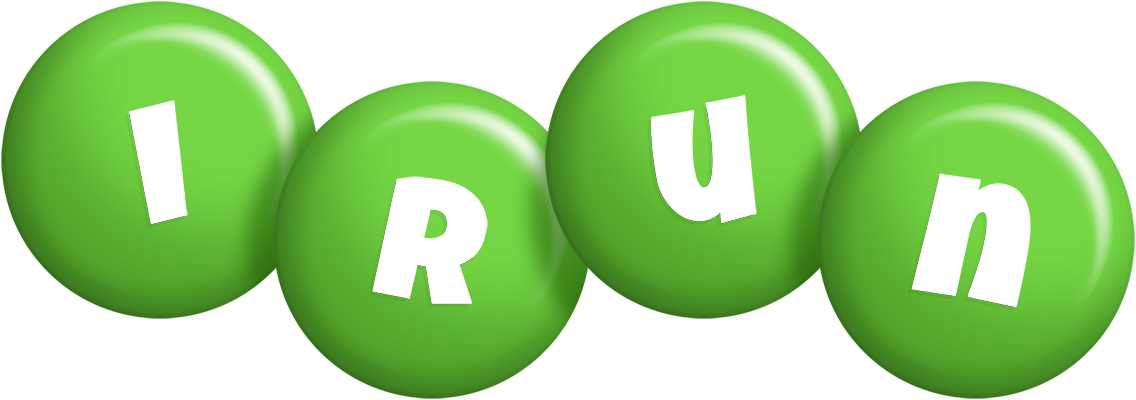 Irun candy-green logo