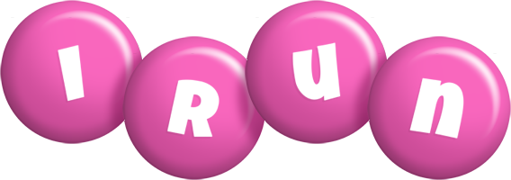 Irun candy-pink logo