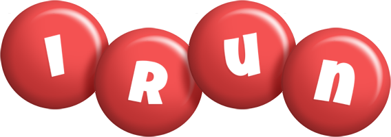 Irun candy-red logo