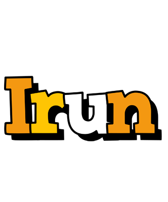 Irun cartoon logo