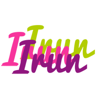 Irun flowers logo