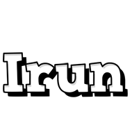 Irun snowing logo