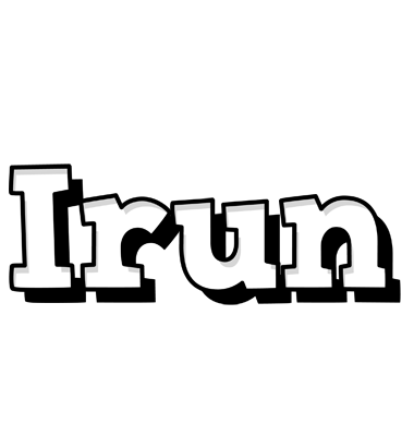 Irun snowing logo