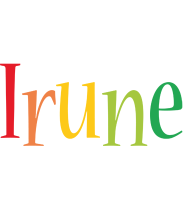 Irune birthday logo