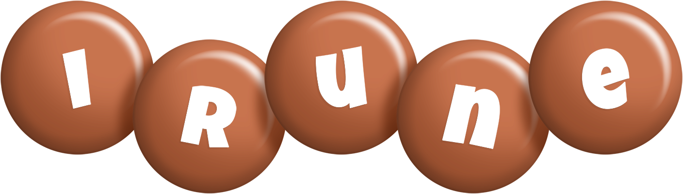 Irune candy-brown logo