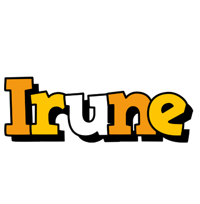 Irune cartoon logo