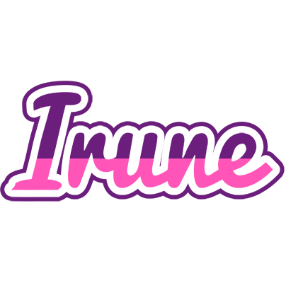 Irune cheerful logo