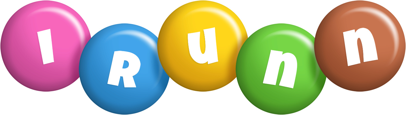 Irunn candy logo