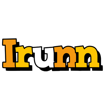 Irunn cartoon logo
