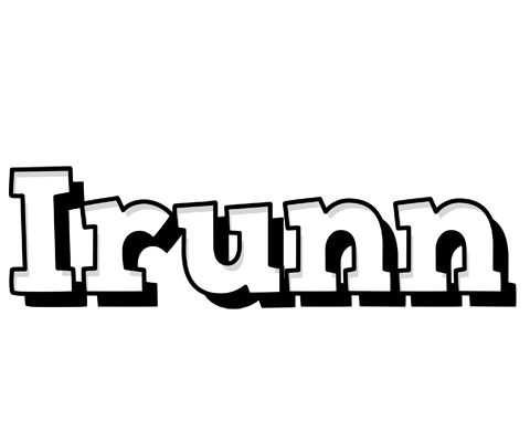 Irunn snowing logo