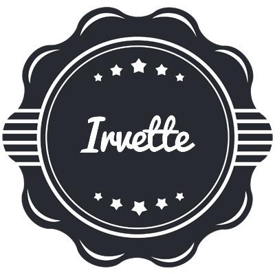 Irvette badge logo
