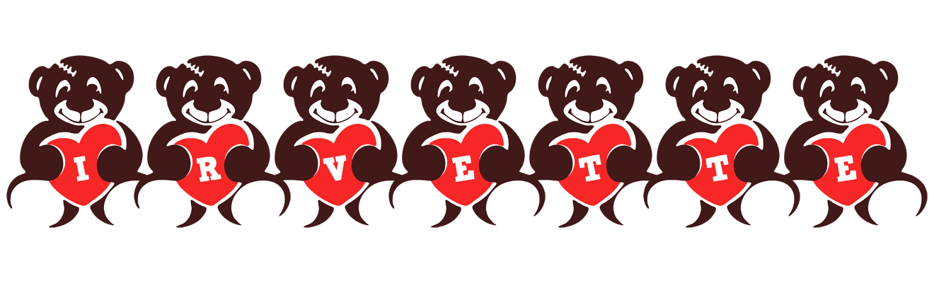 Irvette bear logo