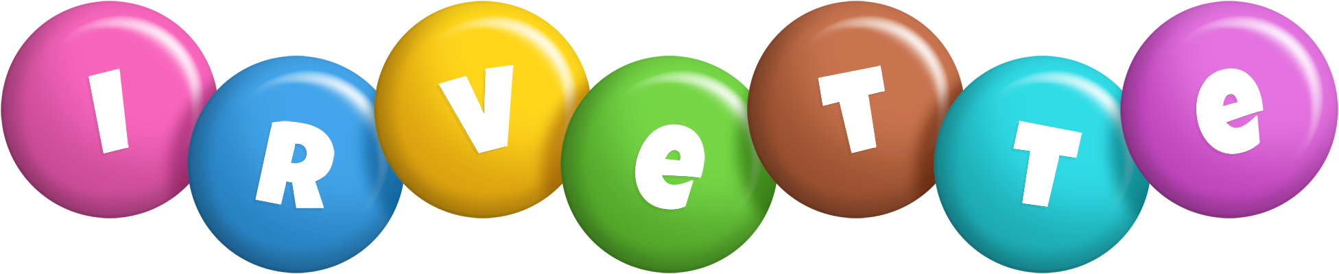 Irvette candy logo